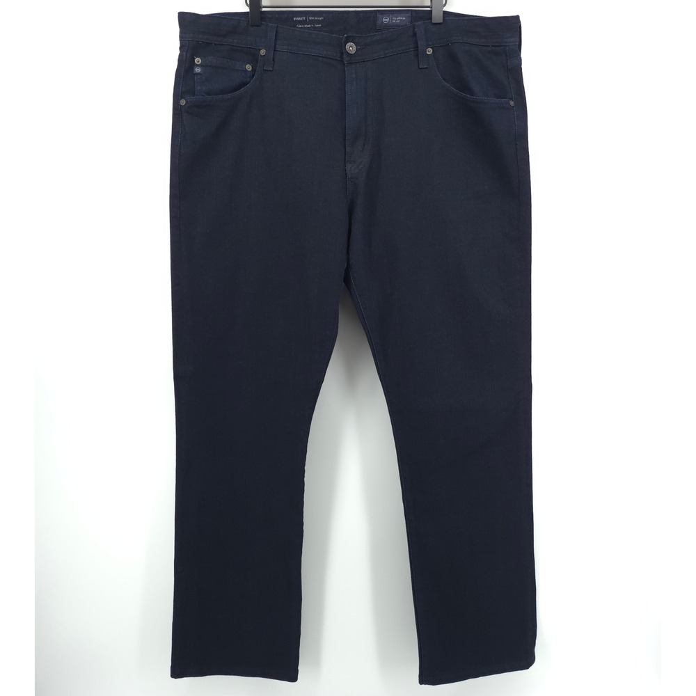 AG Adriano Goldschmied‎ Mens Jeans Everett 40x34 Dark Blue Slim Straight Leg